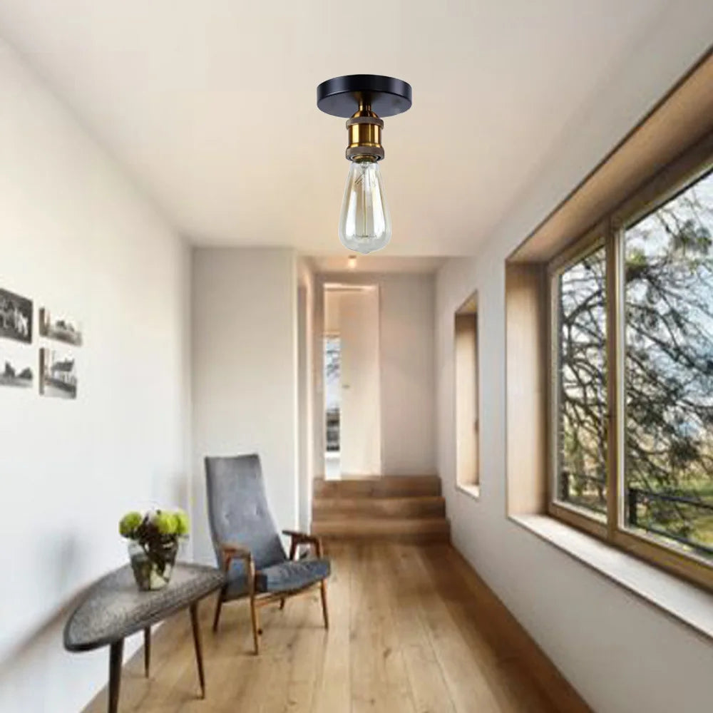 Vintage industrial ceiling for modern interior decoration - view 3