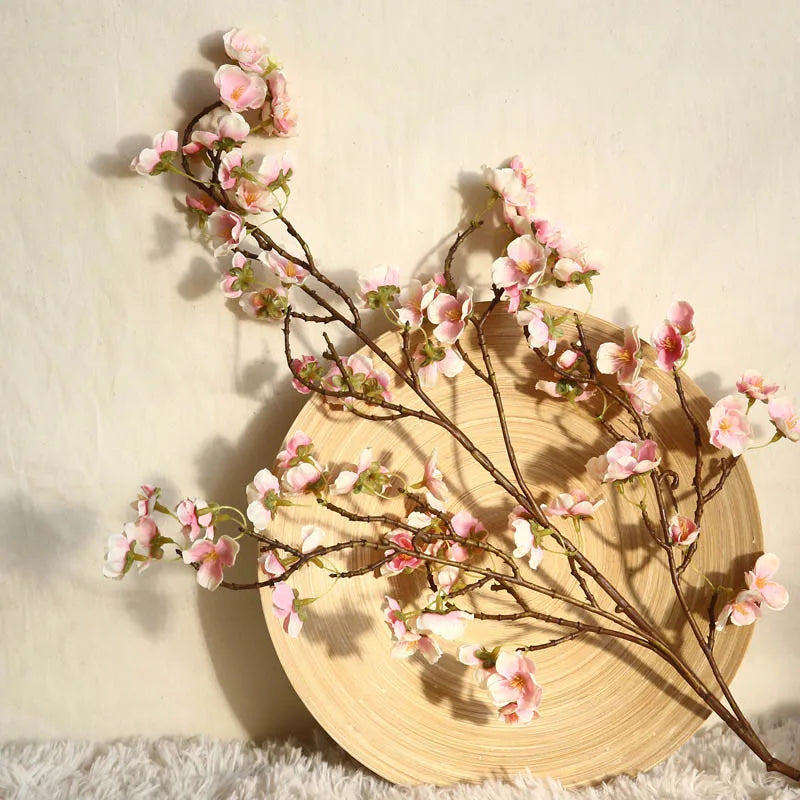 Artificial cherry flowers wedding bouquet interior decoration