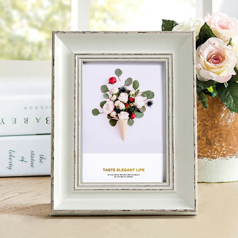 American retro photo frame for wedding and decoration to customize - Yanxunbai / 10 pouces - 20,3 x 25,3 cm
