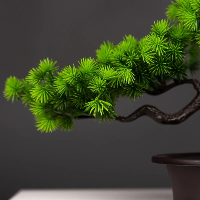 Artificial bonsai pine plants plastic decorative for indoor - view 6