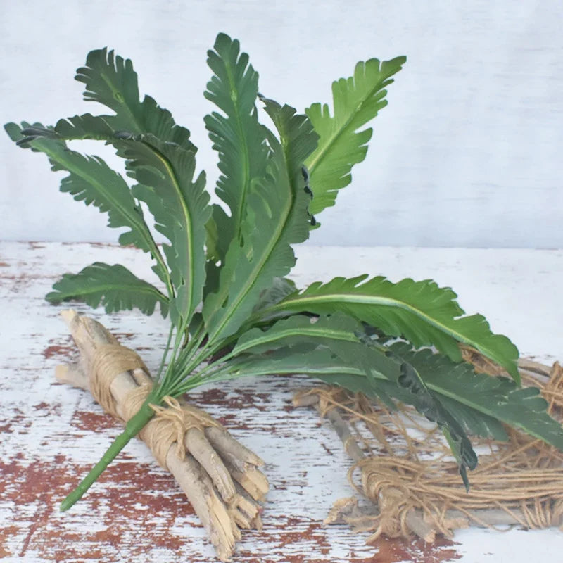 Artificial tropical fern plants and decorative leaves - view 5