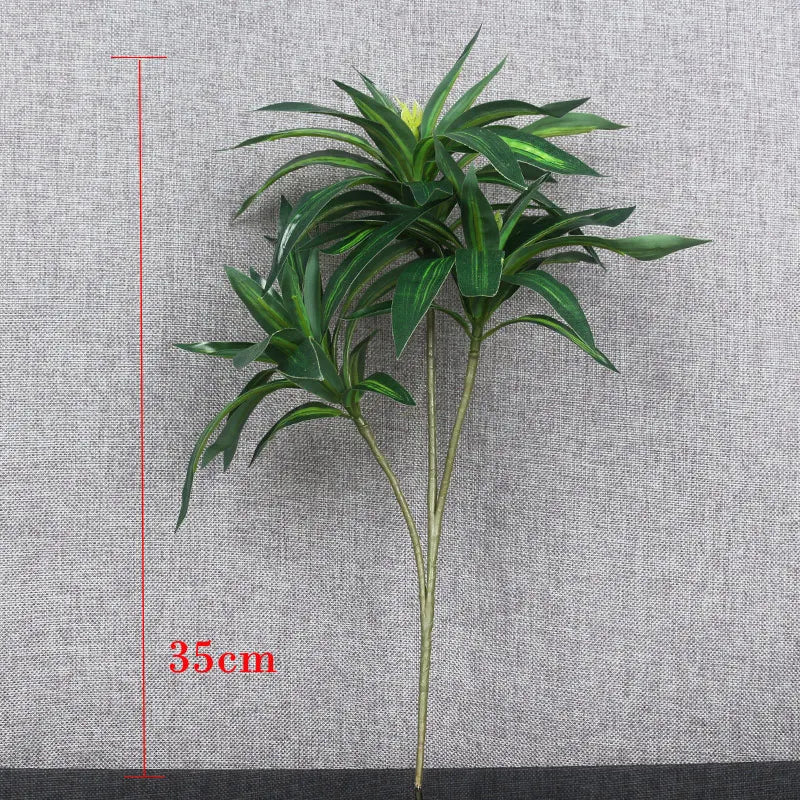 Bamboo artificial plant monstera for interior decoration - view 5