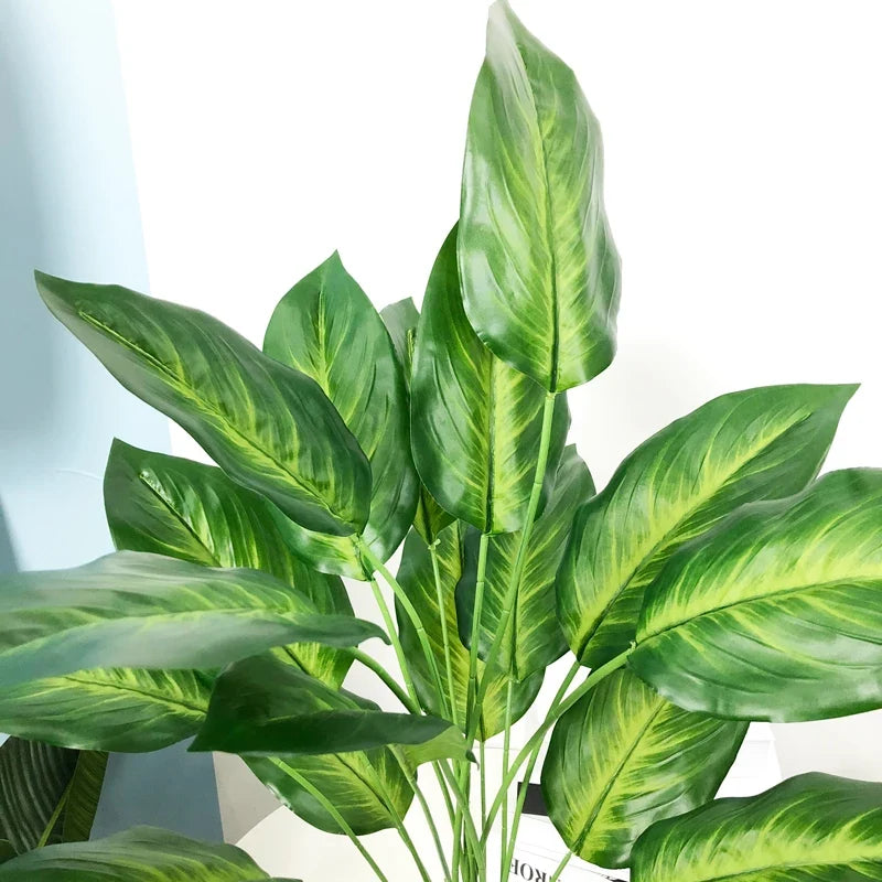 Artificial plants strelitzia and monstera for tropical decoration - view 4