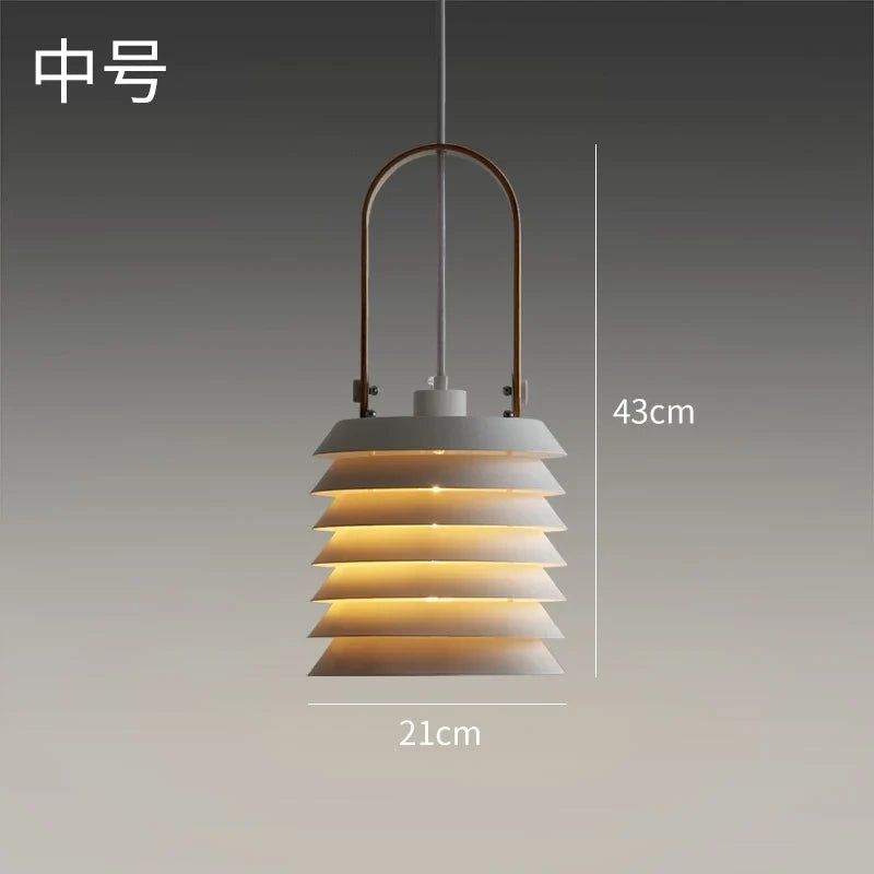 Creative wooden pendant light for restaurant and kitchen - Medium