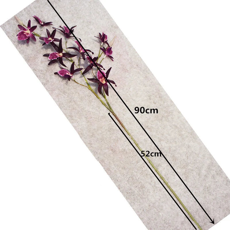 Luxury orchids artificial flowers for Christmas wedding and autumn decorations - view 3