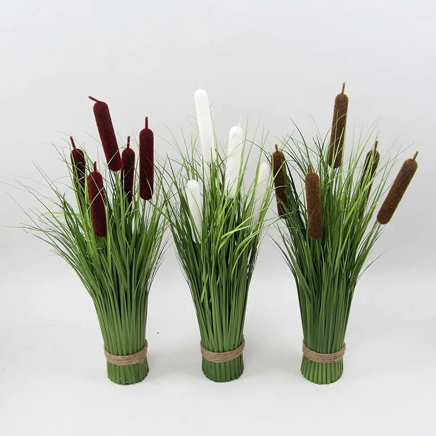 Artificial green onion plants for interior and exterior decoration - view 4