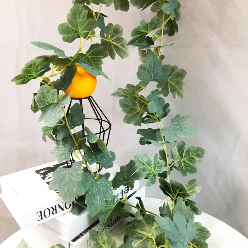 Artificial rattan maple leaves for interior and exterior decoration - view 4