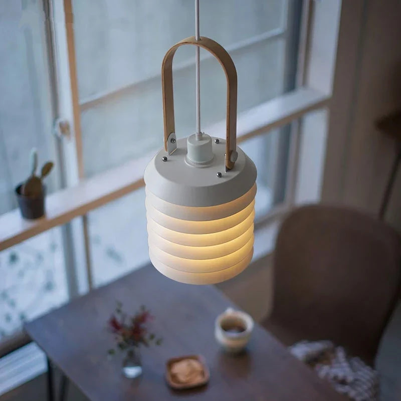 Creative wooden pendant light for restaurant and kitchen - view 2