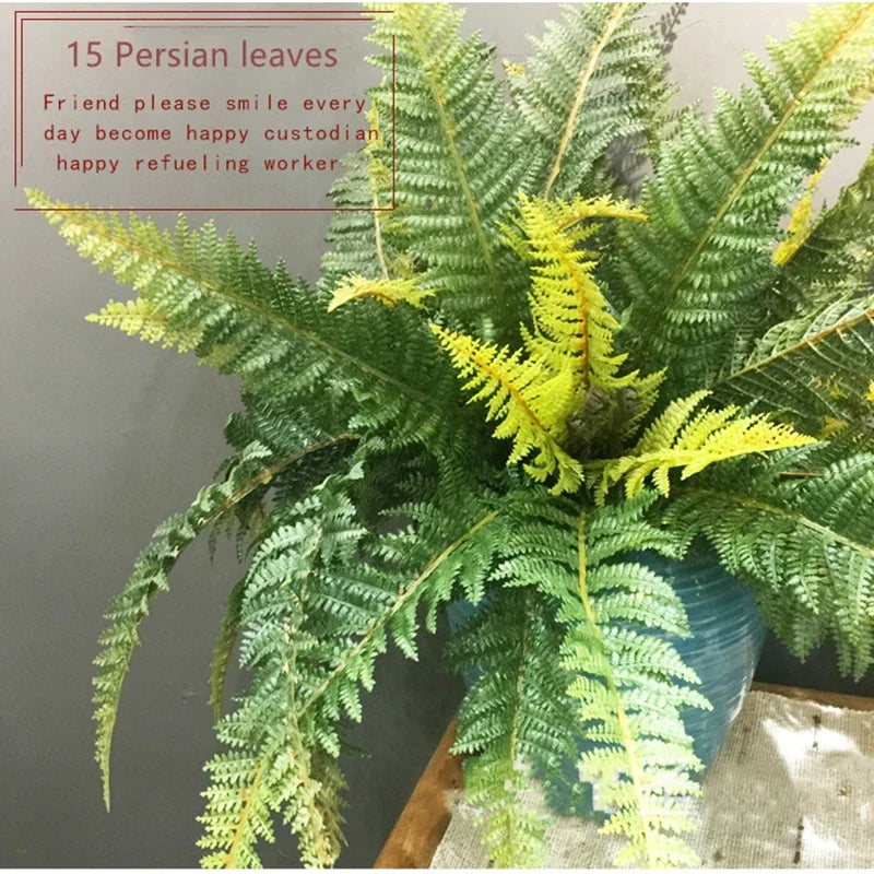 15 artificial palm leaves for interior decoration - view 3