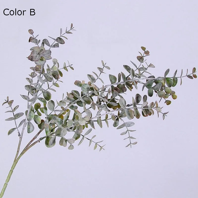 Artificial plants branch eucalyptus decoration wedding and garden - B