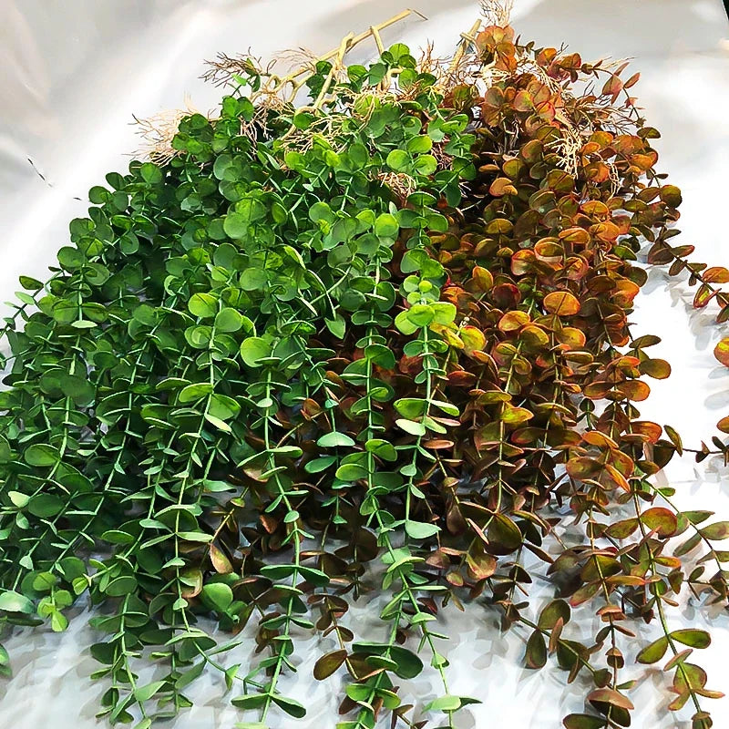 Artificial plants in eucalyptus rattan for wall and exterior decoration - view 3
