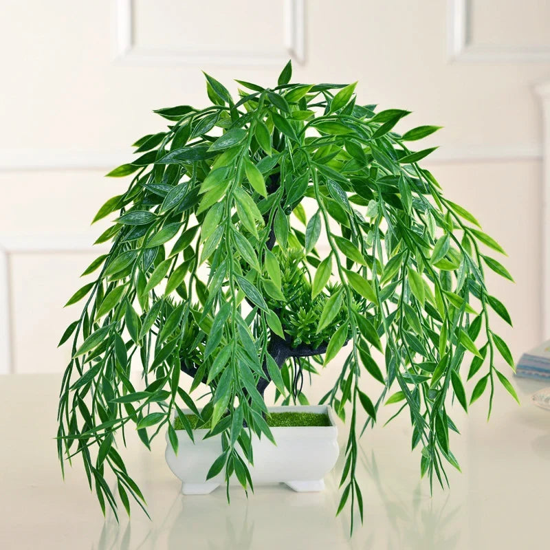 Artificial mini bonsai pot tree for interior and exterior decoration - view 2