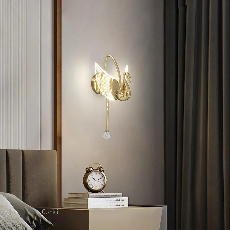 Nordic LED wall sconce design luxury for elegant interior - view 3