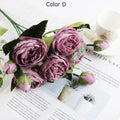Bouquet of artificial flowers for garden decoration and wedding - D