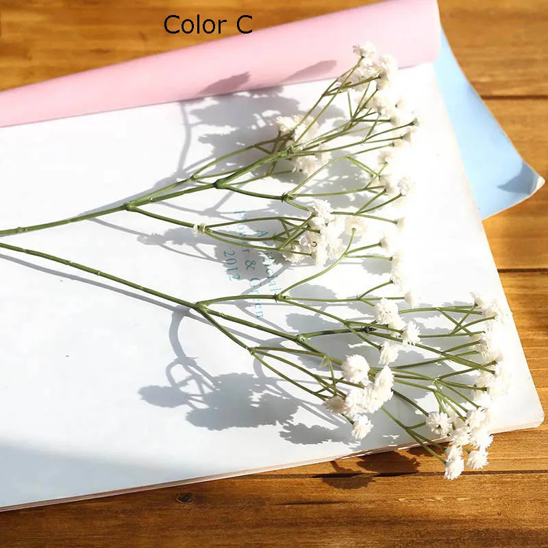 90 artificial flower heads for decorations and DIY - C