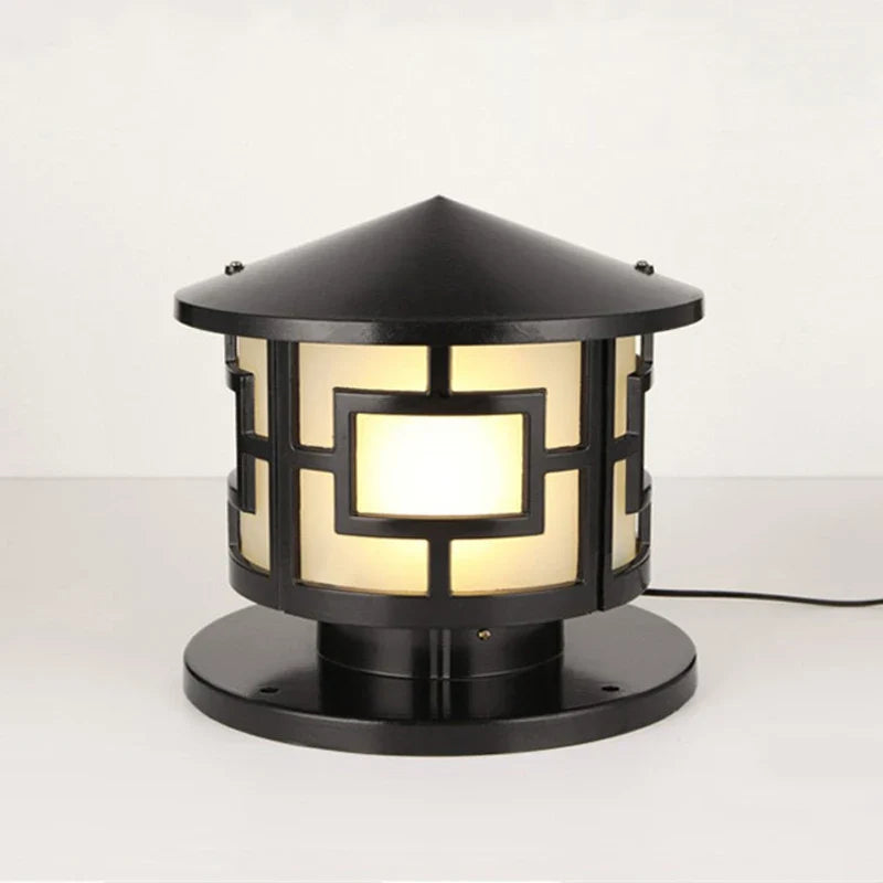 Aluminum wall sconce with decorative Chinese characters - view 2