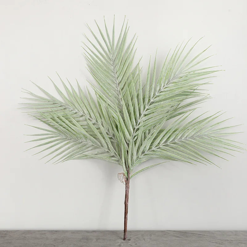 Plant monstera artificial for interior and exterior decoration - Palm Tree LG 57cm with 7 Leaves / 1 Plant No Pot