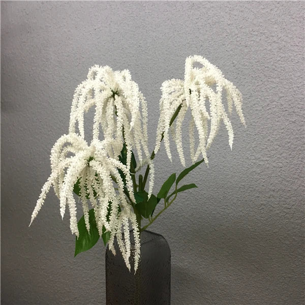 Real touched artificial astilbe branch for wedding decoration and crown - view 5