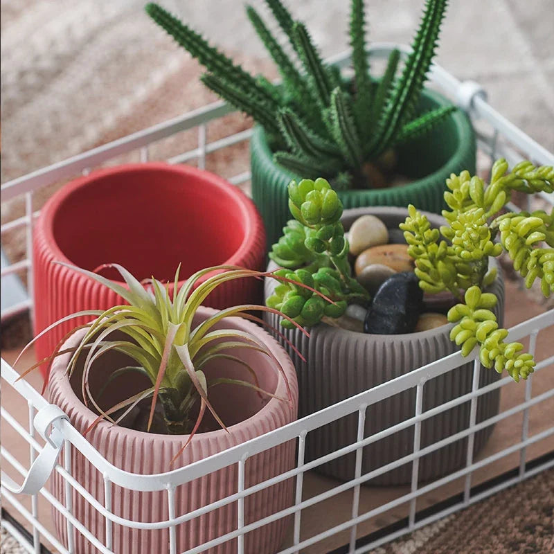 Scratch concrete and silicone flower pot mould - view 5