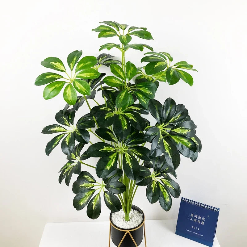 Tropical artificial plants monstera decorative foliage for outdoor interior - view 2