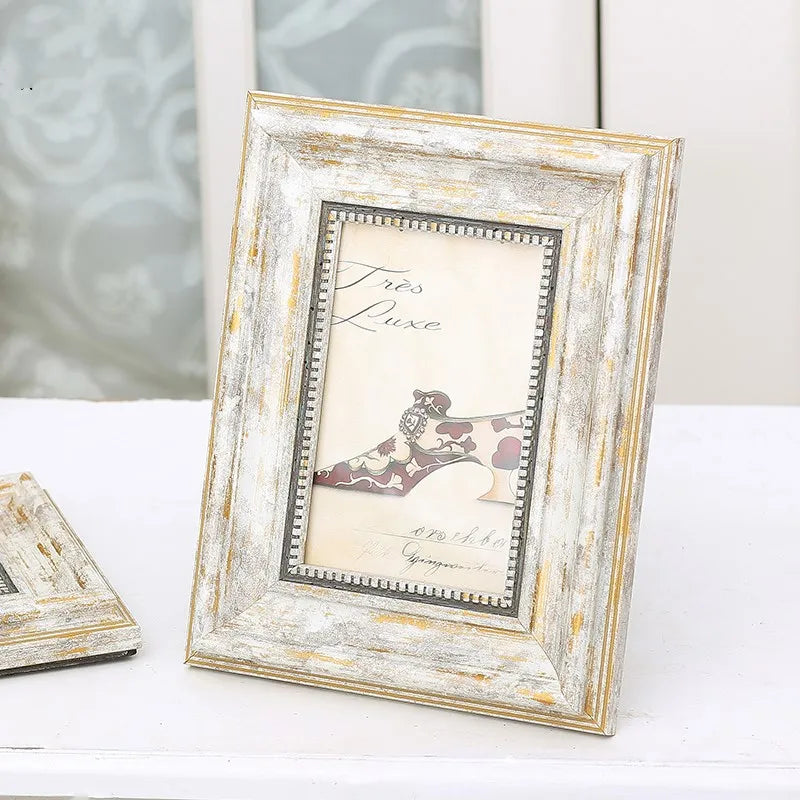 Vintage American picture frame for decoration and gift - C / 8 pouces