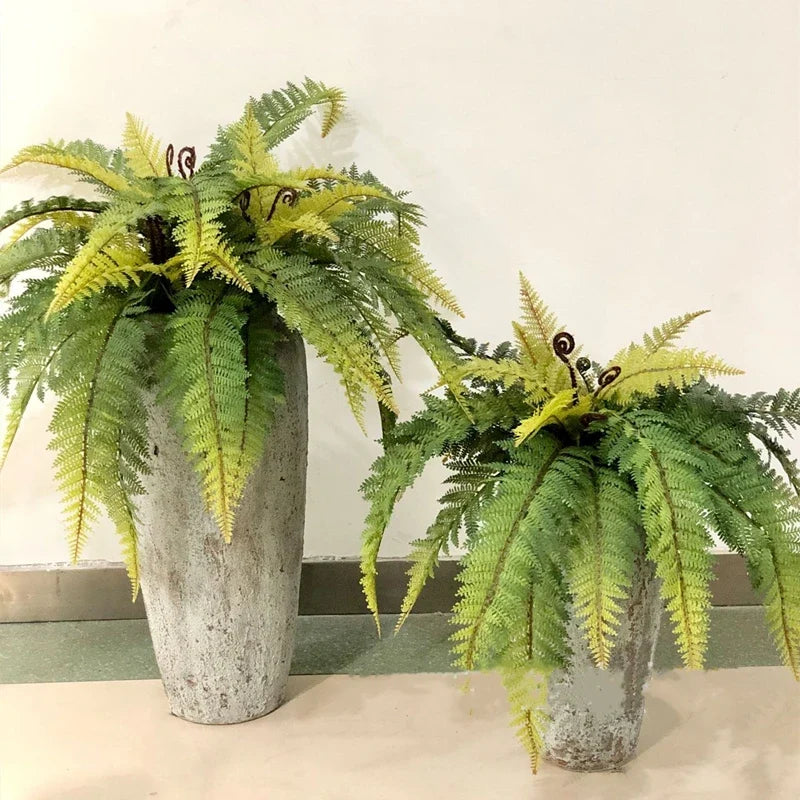 15 artificial palm leaves for interior decoration
