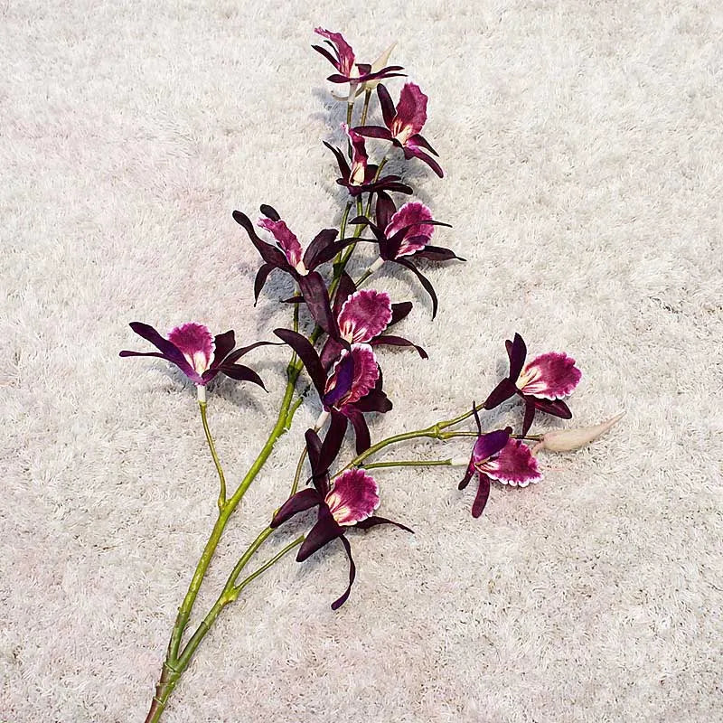 Luxury orchids artificial flowers for Christmas wedding and autumn decorations