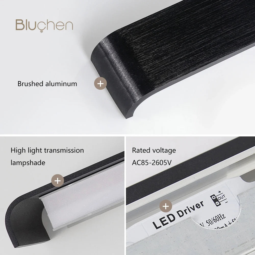Modern led wall sconce for elegant interior lighting - view 6