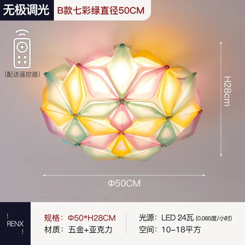 Colored pvc ceiling with remote control and variable intensity - Remote Color Dimming