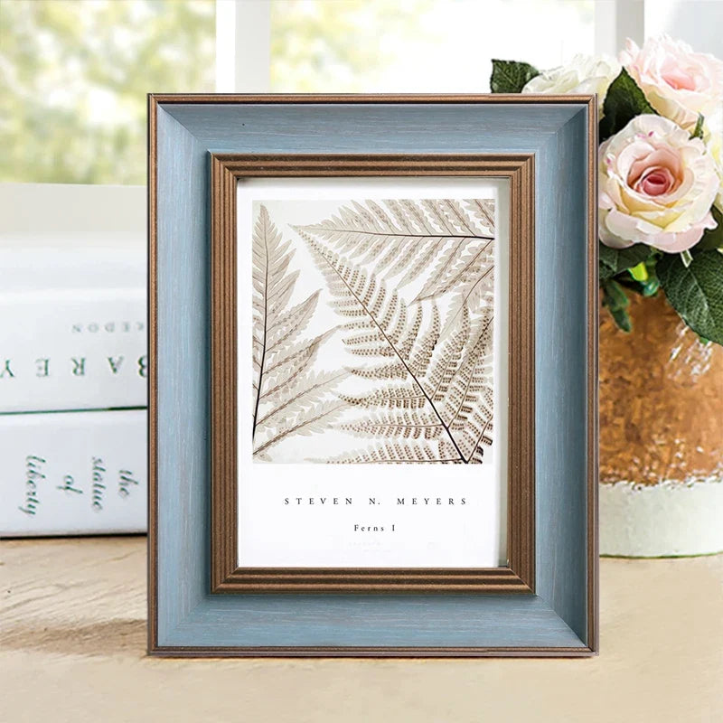 American retro photo frame for wedding and decoration to customize - Zuojiuqianlan / 5 pouces - 8,8 x 12,7 cm