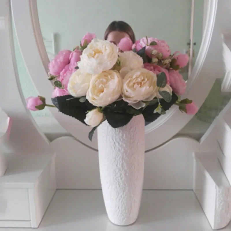 Beautiful bouquet of artificial flowers for wedding and decoration - view 3