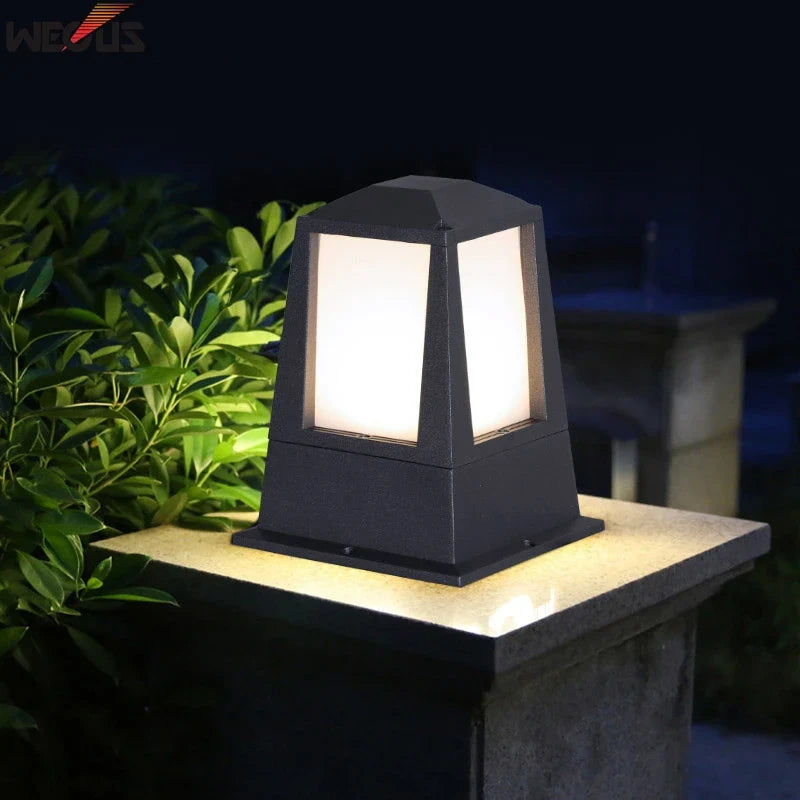 Waterproof column lamp for outdoor garden lighting - view 2