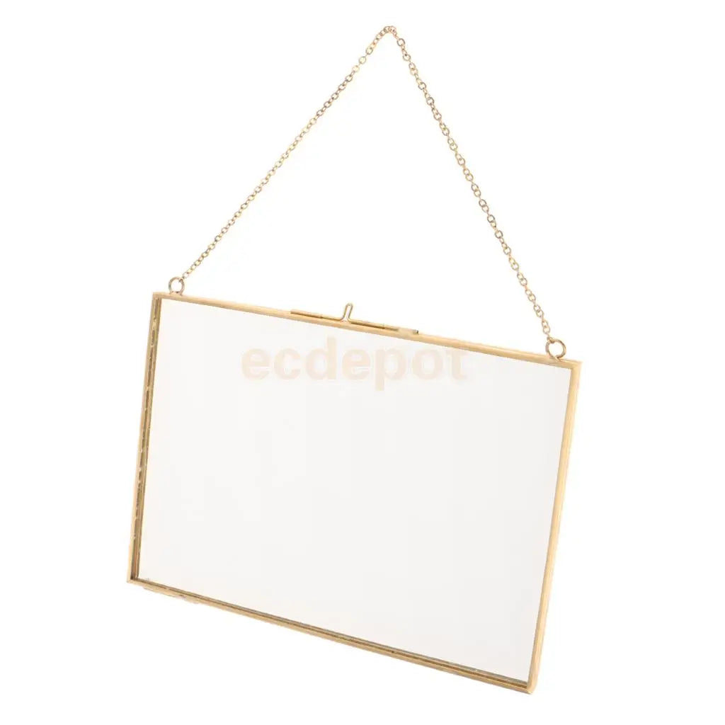 Double-sided photo frame industrial style for plants and portraits - A 20x15cm