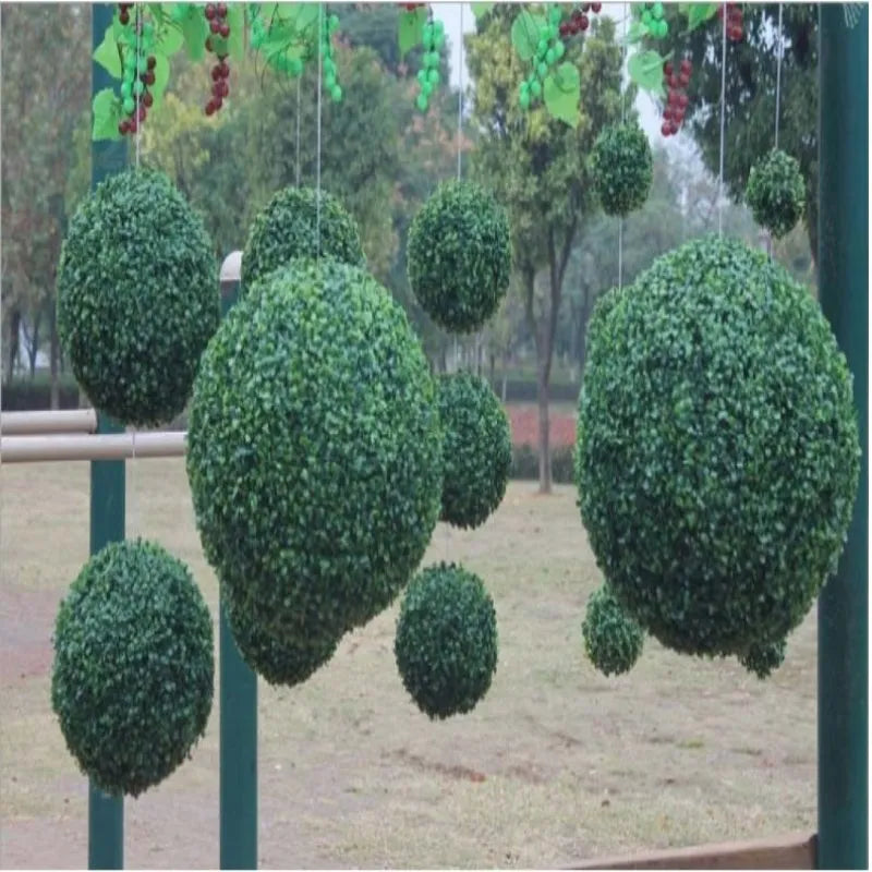 Artificial box ball decoration for garden wedding and parties - view 2