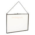 Double-sided photo frame industrial style for plants and portraits - B 20x15cm