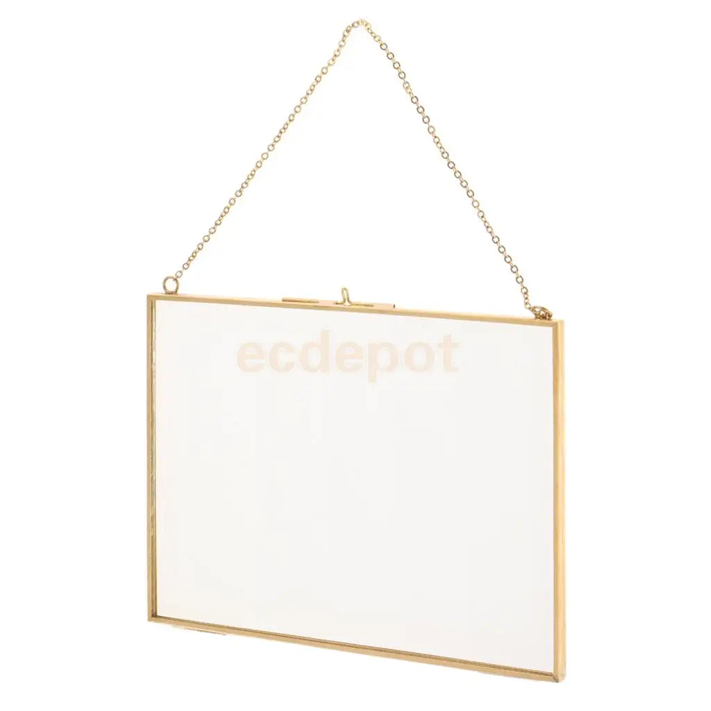 Double-sided photo frame industrial style for plants and portraits - A 16x22cm