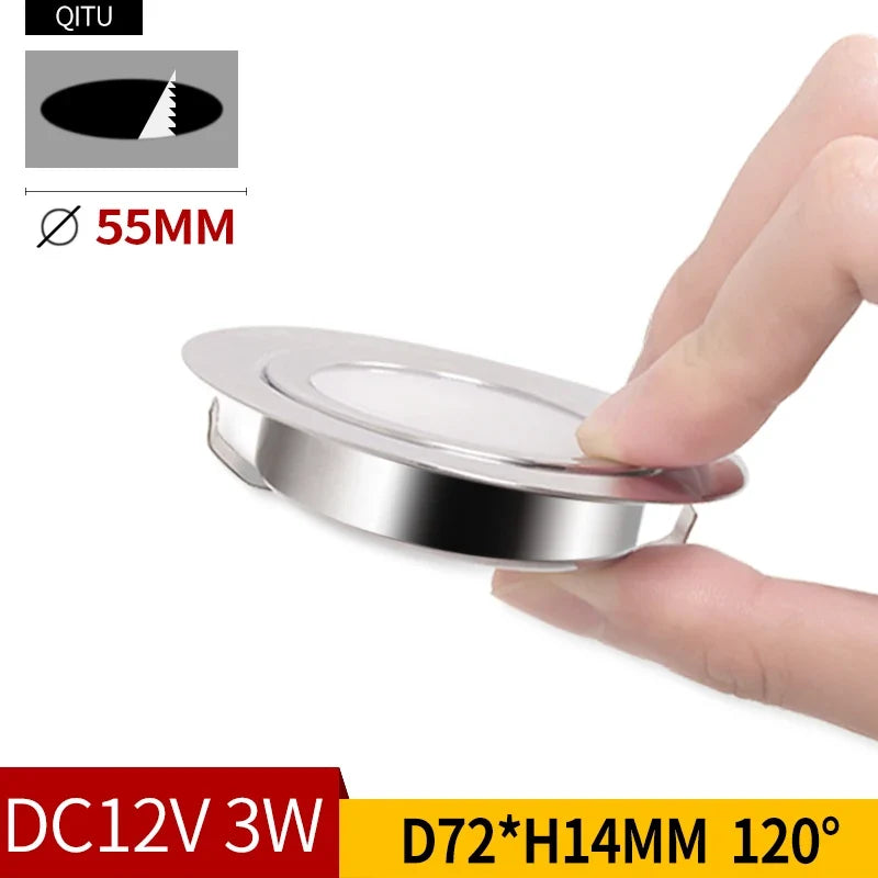 Waterproof led spot in stainless steel for outdoors and boat - view 5