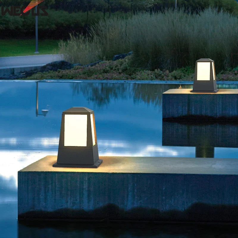 Waterproof column lamp for outdoor garden lighting - view 4