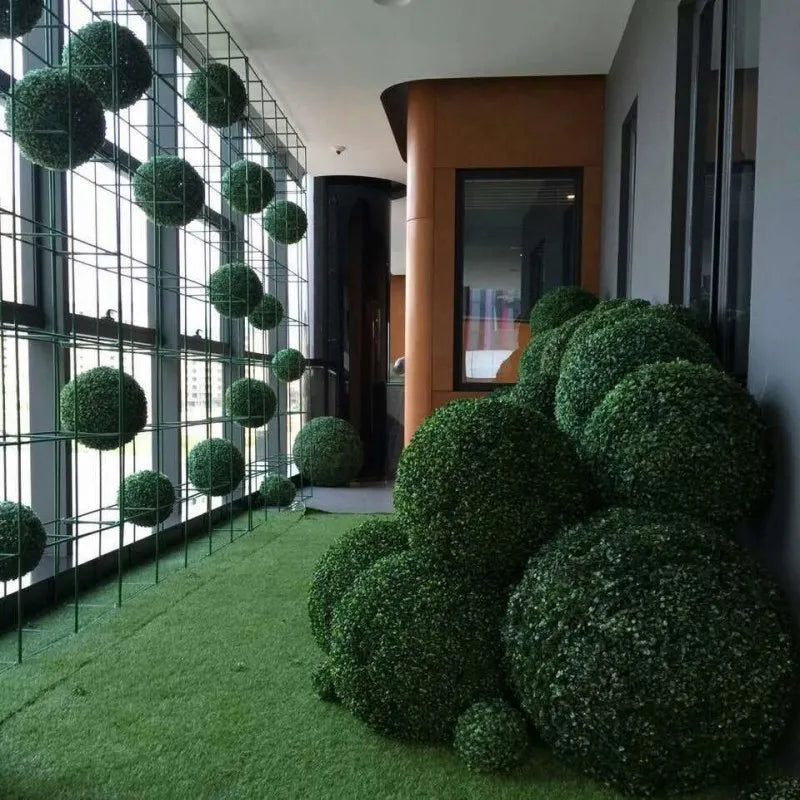 Artificial box ball decoration for garden wedding and parties - view 5
