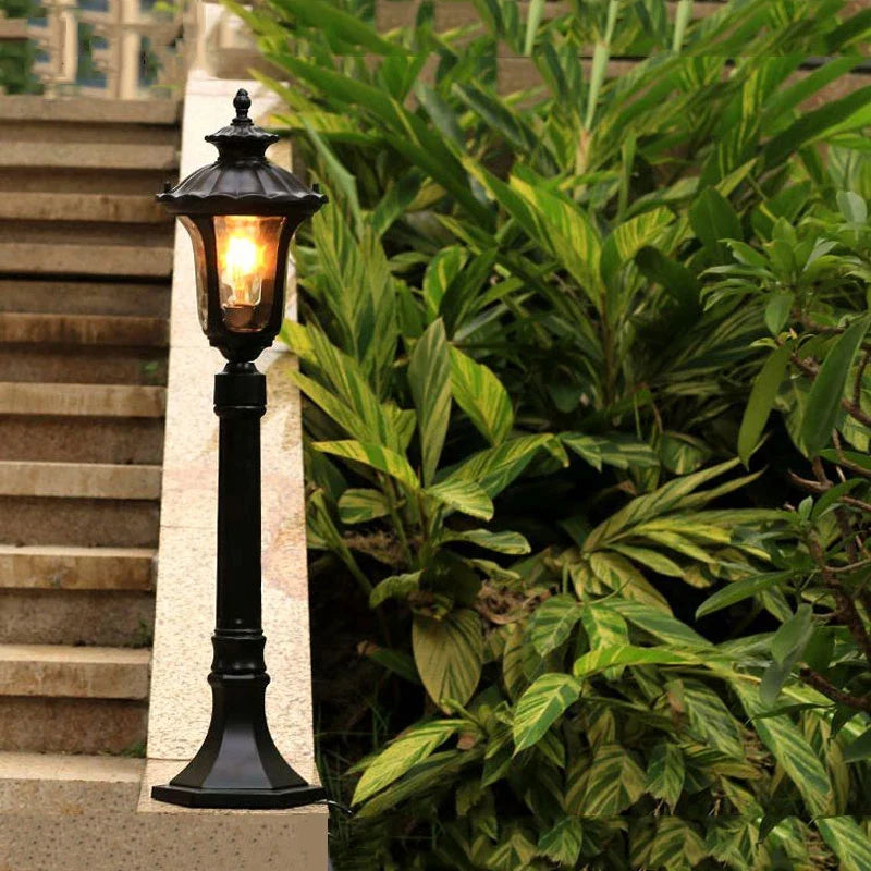 Retro garden lamp for waterproof exterior lighting - view 8