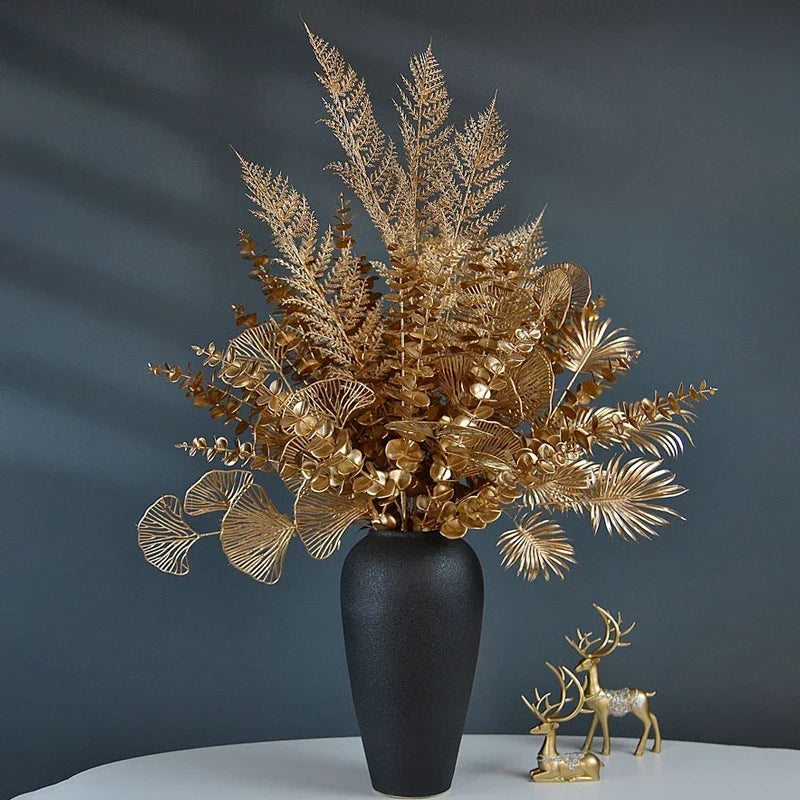 Artificial palm leaves for wedding decoration and Christmas