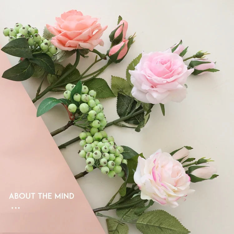 Artificial latex flower for realistic floral decoration - view 3