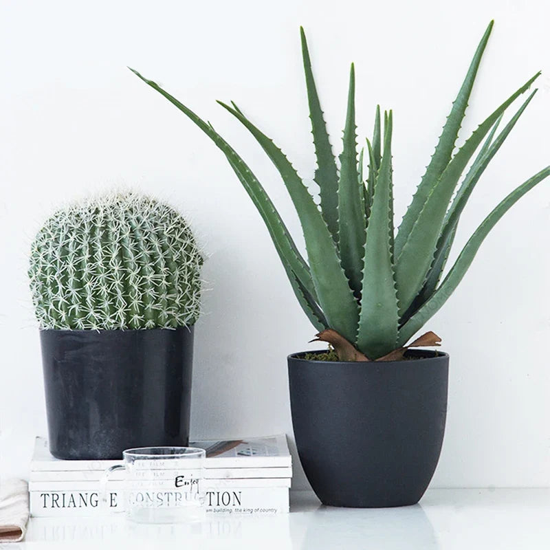 Artificial succulent plants for interior and exterior decoration