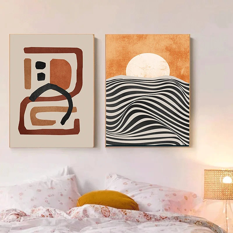 Decorative abstract painting set by numbers - view 3