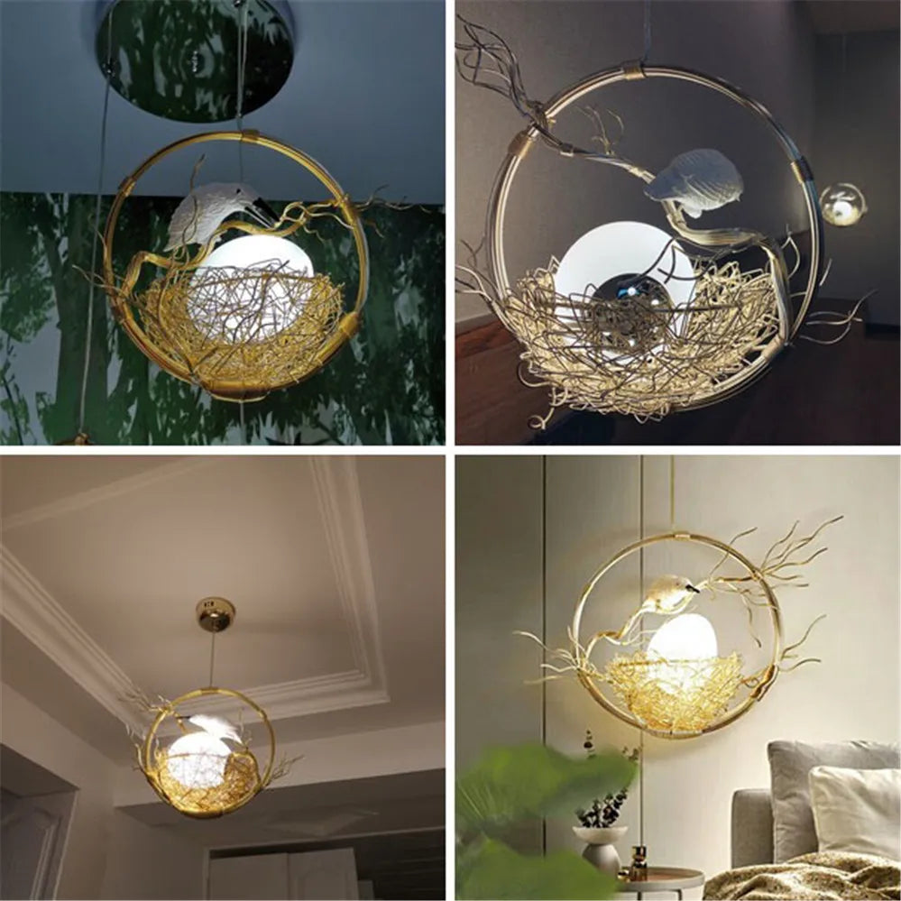 Decorative chandelier style cottagecore with led lighting - view 2
