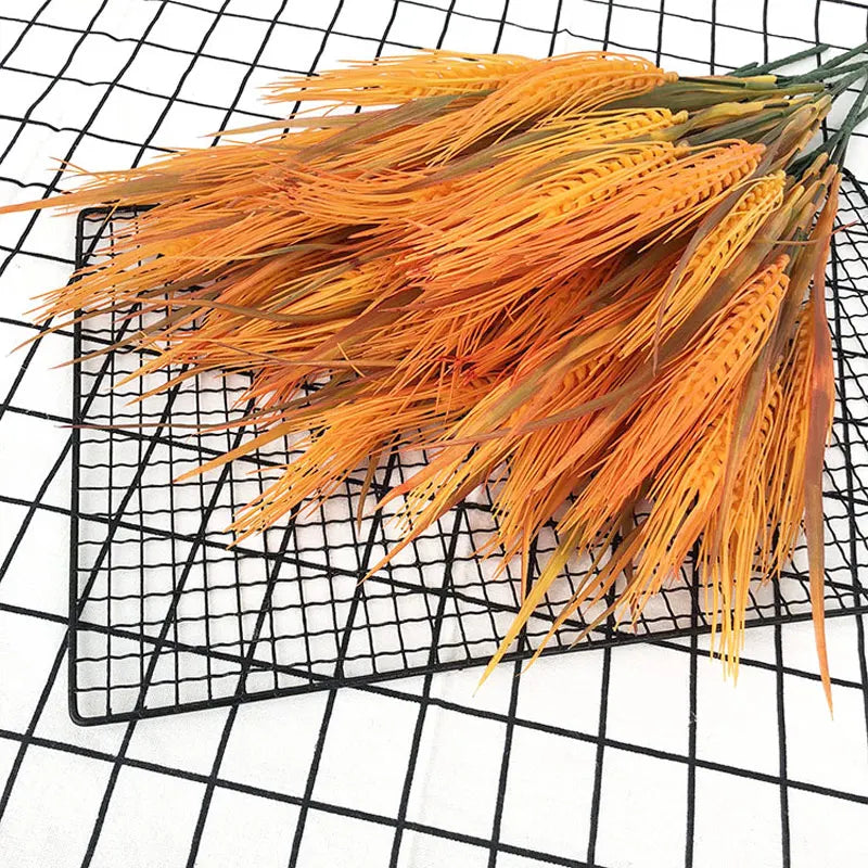 Bouquet of artificial wheat ears flowers for autumn decoration - view 5