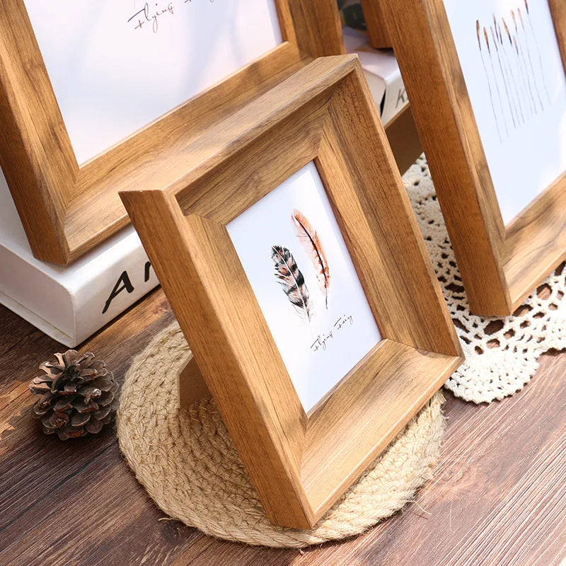 Photo frame wood for double use for home decoration - view 2