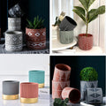 Silicone mould for homemade concrete flower pot