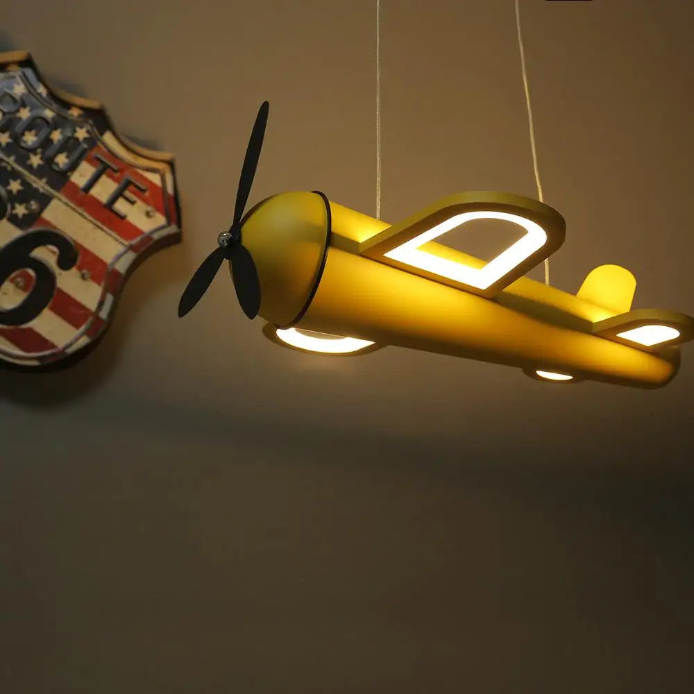 Modern airplane chandelier for children's room light decoration