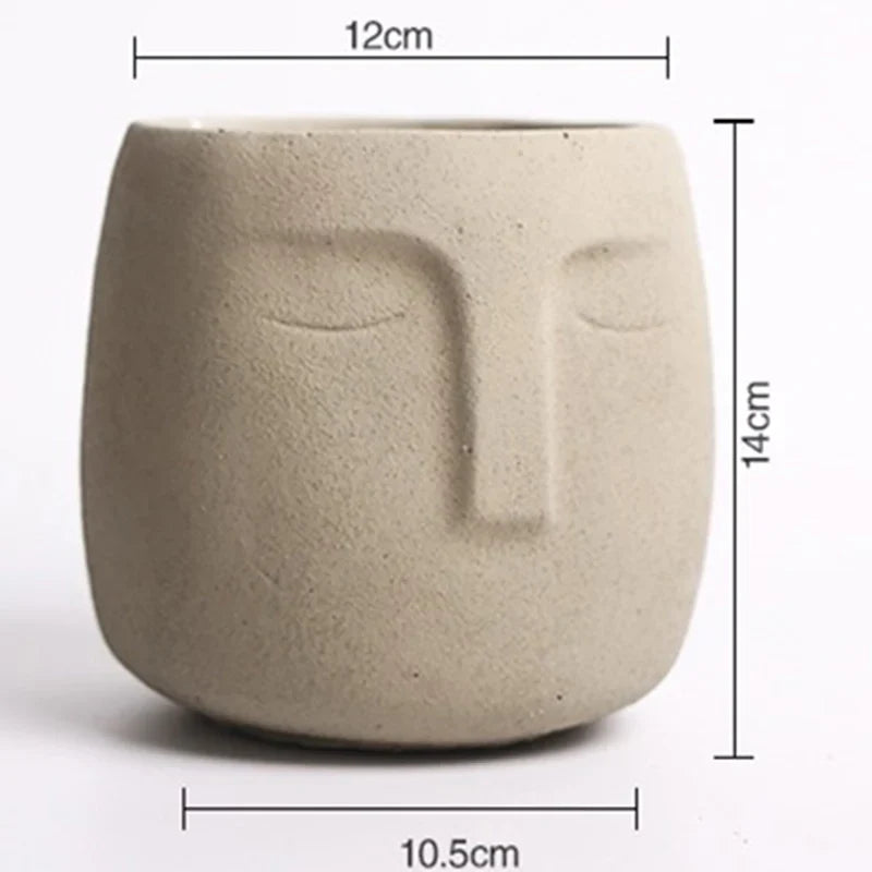 Silicone mold for creative flower pot design - Large